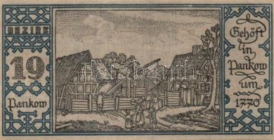 Német Birodalom / Weimari Köztársaság / Berlin 1921. 50Pf (20x) 20 klf db, teljes sor T:I,I-