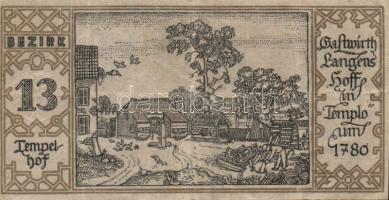 Német Birodalom / Weimari Köztársaság / Berlin 1921. 50Pf (20x) 20 klf db, teljes sor T:I,I-