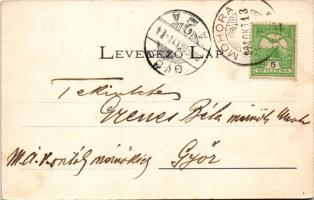 1908 Balassagyarmat, Fő utca, Zóna bazár, Doman Dávid, Fischer Henrik üzlete. Kiadja Halyák István (...