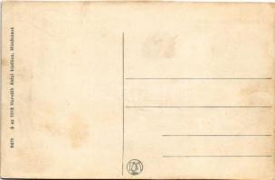 Mindszent, Piac tér árusokkal, fiú iskola. Horváth Antal kiadása (fl)