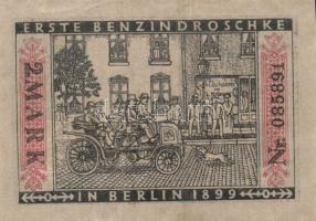 Német Birodalom / Weimari Köztársaság / Berlin 1922. 2M (10x) 10 klf db, teljes sor T:I