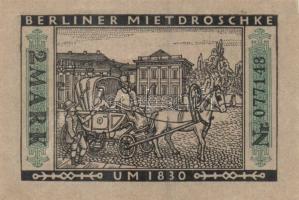 Német Birodalom / Weimari Köztársaság / Berlin 1922. 2M (10x) 10 klf db, teljes sor T:I