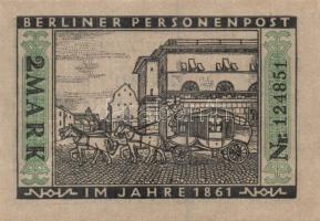 Német Birodalom / Weimari Köztársaság / Berlin 1922. 2M (10x) 10 klf db, teljes sor T:I