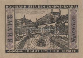 Német Birodalom / Weimari Köztársaság / Berlin 1922. 2M (10x) 10 klf db, teljes sor T:I