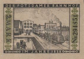 Német Birodalom / Weimari Köztársaság / Berlin 1922. 2M (10x) 10 klf db, teljes sor T:I