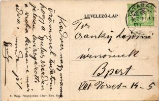 1913 Tatabánya, I. akna a bányában, iparvasút (fl)