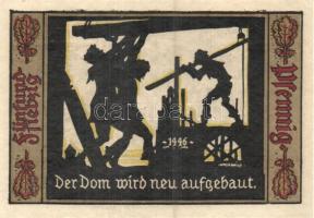 Német Birodalom / Weimari Köztársaság / Fürstenwalde 1921. 75Pf (3x) 3 klf db, teljes sor T:I-