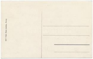 Priszlop, Prislop (Máramaros, Maramures); Csendőrlaktanya a Priszloptetőn. Vider Hers kiadása / gend...