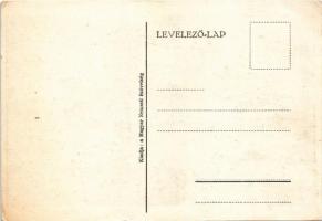 Vesszen Trianon! Kiadja a Magyar Nemzeti Szövetség / Hungarian irredenta propaganda art postcard, Tr...