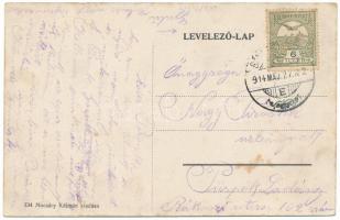 1914 Bánffyhunyad, Huedin; A leány hozománya és ajándékai elszállítás előtt kirakva az utcára. Mocsá...