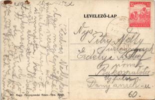 1917 Balatonkenese, Fürdő telepi vendéglő fedett kertje