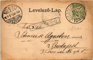 1902 Tiszolc, Tisovec; Fenyvesi fogaskerekű vasút, Podjeli vasúti híd, Csertovai vasúti híd / cogwhe...