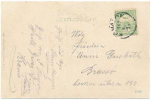 1909 Kőhalom, Reps, Rupea; Marktplatz. Verlag Jacobi & Lahni / Piac tér, vár / market square, ca...