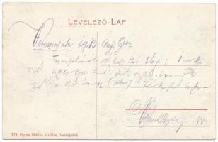 1913 Verespatak, Goldbach, Rosia Montana; Katolikus, unitárius és református templom. Oprea Miklós k...