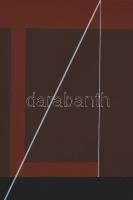 Konok Tamás (1930-2020): Dinamikus struktúrák, 1991. Szitanyomat, papír, jelzett, számozott (22/40)....