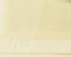 Baranyay András (1938-2016): Kéz (cím nélkül), 1980-as évek. Ofszetnyomat, papír. Jelzett, számozott...