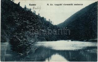 Kudzsir, Kudsir, Cugir; M. kir. vasgyári vízvezetéki medence. Gyöngyössy Gyula kiadása / mine drainage basin