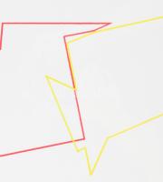 Wolsky András (1969-): A láthatatlan rendszer felsejlő dinamikája, 2017. Akril, papír, jelzett. Háto...