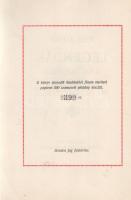 Kiss József:  Legendák a nagyapámról. Második, teljes kiadás. (Számozott.) Budapest, 1926. Kiss József gyermekei (Pesti Lloyd-Társulat ny.) 93 (helyesen 95) + [1] p. Kolofon: ,,E könyv második kiadásából finom merített papíron 500 számozott példány is készült. [Ez a] 399. sz[ámú példány]." Keretdíszes oldalakkal. Néhány oldalon apró foltosság, az első kötéstáblán régi tulajdonosi bejegyzés. Példányunk utolsó ívének négy levele kétszer szerepel, négy levele hiányzik. Aranyozott, enyhén foltos kiadói félvászon kötésben.