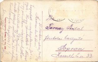 1920 Salgótarján, Bányatársulati Villamos Központ, sodronykötélpálya, autó. Özv. dr. Németh Dezsőné ...