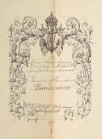 1911 Bausznern Ármin, az Osztrák-Magyar Cs. és Kir. Haditengerészet (K. u. k. Kriegsmarine) tisztjén...