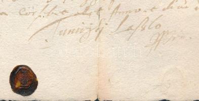 1660. július 21. Tunyog, Tunyoghy László magyar nyelven írt záloglevele a néhai Kovács Gergelytől zá...