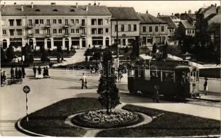 Szombathely, villamos. Képzőművészeti Alap (fl)