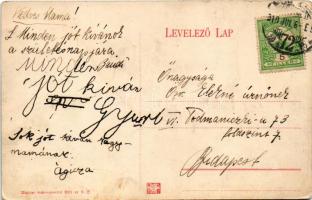 1910 Budapest XVI. Mátyásföld, látkép a Mátyás király térrel (EK)