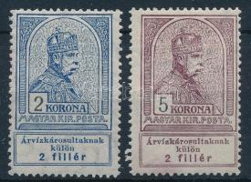 1913 Árvíz I. 2K + 5K bélyeg (25.000)