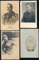 cca 1900-1920 7 db katonai fotó és fotólap