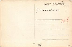 Nagytalmács, Talmesch, Talmaciu; Fő tér, vízimalom, templom. Joseph Briegel / main square, church, m...