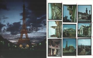 Tomori Ede (1920-1997): Pécs, Párizs, Moszkva. 5 db vintage fotóművészeti alkotás, felirat nélkül, a...