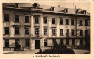 Budapest VIII. A Magyar Rádió stúdiójának belső udvar. Főherceg Sándor (ma Bródy Sándor) utca 5-7. Rádióélet kiadása