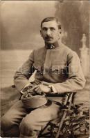 Szakaszvezető osztrák-magyar katona / Austro-Hungarian K.u.K. military, corporal. Berger Rezső (Budapest) photo (EK)