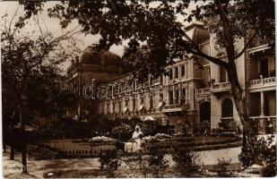 Budapest II. Szent Lukács fürdő, Nagyszálló. Csiky Foto. (ragasztónyom / glue marks)