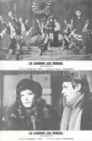 cca 1989 előtt készült, ,,Az asszony, aki énekel" című szovjet film jelenetei és szereplői, 8 d...
