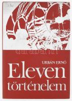 Urbán Ernő: Eleven történelem. Bp., 1975, Corvina. Fekete-fehér fotókkal illusztrálva. Kiadói egészvászon-kötés, kiadói papír védőborítóban, intézményi bélyegzőkkel. Megjelent 5000 példányban.