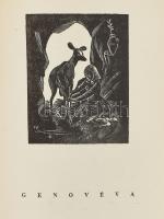 Dallos Sándor: Dunántúli legendás könyv. Az oldalszámozáson belül Fáy Dezső egészoldalas fametszetei...