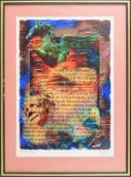 Gellér B. István (1946-2018): Napló (Pegazus), 1997. Computer print, papír, jelzett, számozott (2/10...