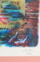 Gellér B. István (1946-2018): Napló (Pegazus), 1997. Computer print, papír, jelzett, számozott (2/10...