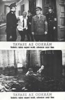 cca 1989 előtt készült, ,,Tavasz az Oderán" című szovjet film jelenetei és szereplői, 15 db vin...