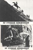 cca 1979 előtt készült, ,,Az utolsó vérbosszú" című szovjet film jelenetei és szereplői, 19 db ...