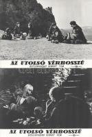 cca 1979 előtt készült, ,,Az utolsó vérbosszú" című szovjet film jelenetei és szereplői, 19 db ...