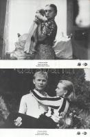 cca 1989 előtt készült, ,,Utolsó lépés" című szovjet film jelenetei és szereplői, 8 db vintage ...