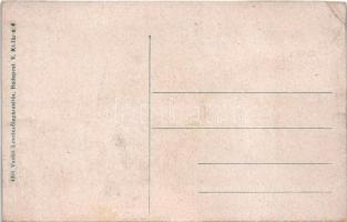 Lepsény, Erzsébet szobor a Fő utcával. Vasúti levelezőlapárusítás 4391. (EK)