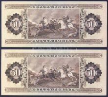 1989. 50Ft (2x) egymásutáni sorszámmal T:I,I-