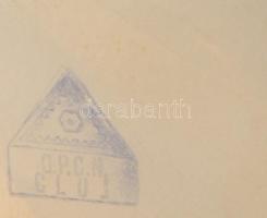 Póka Zsombori Erzsébet (1913-1997): Erdélyi este, 1980-as évek. Akvarell, papír, jelzett. Hátoldalán...