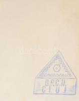 Póka Zsombori Erzsébet (1913-1997): Erdélyi téli táj. Akvarell, papír, jelzett. Hátoldalán román kiv...