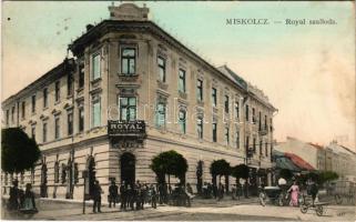 1912 Miskolc, Royal szálloda és kávéház. Grünwald Ignác kiadása (fl)