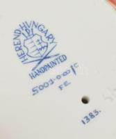 Herendi papagáj. Jelzett kézzel festett, certifikáttal, dobozában, hibátlan, m: 12,5 cm